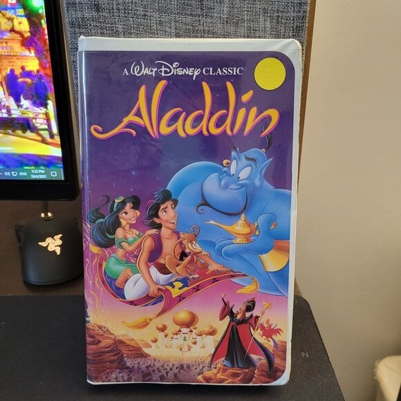 Disney's Aladdin VHS-BLACK DIAMOND EDITION - Picture 1 of 5
